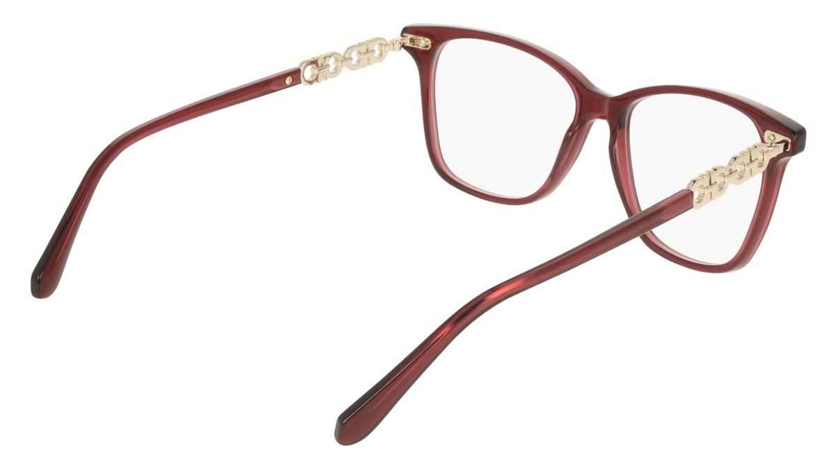 Eyeglasses Salvatore Ferragamo SF3064 (655) color transparent wine shape rectangle 