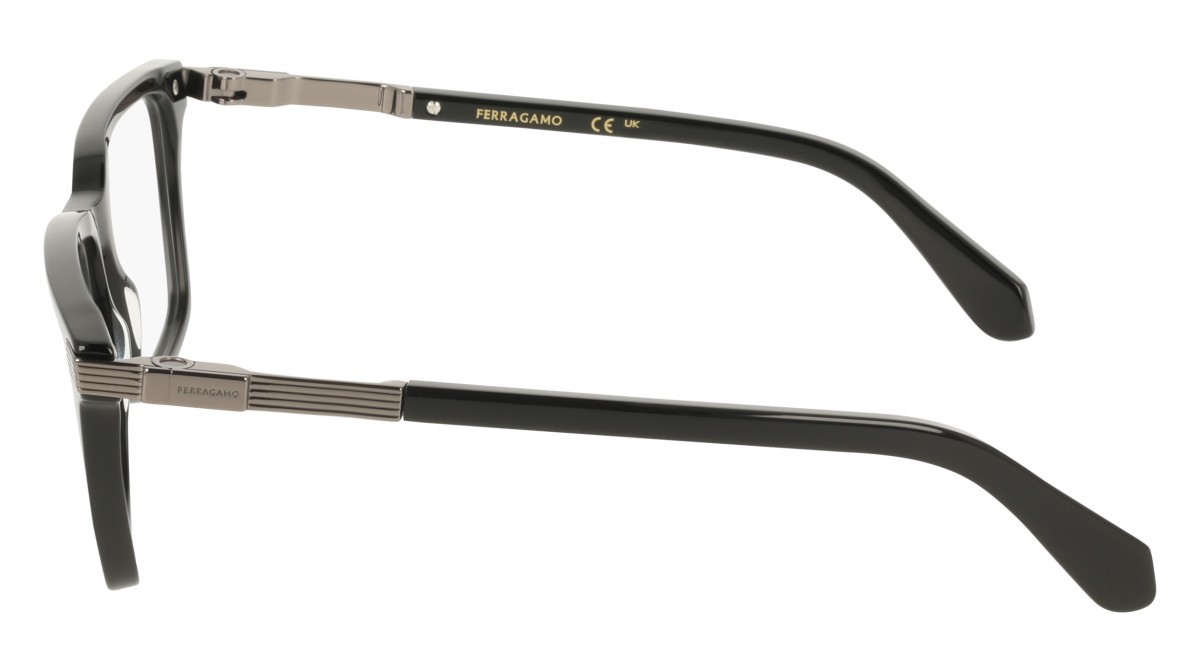Eyeglasses Salvatore Ferragamo SF3065 (001) color black shape rectangle 