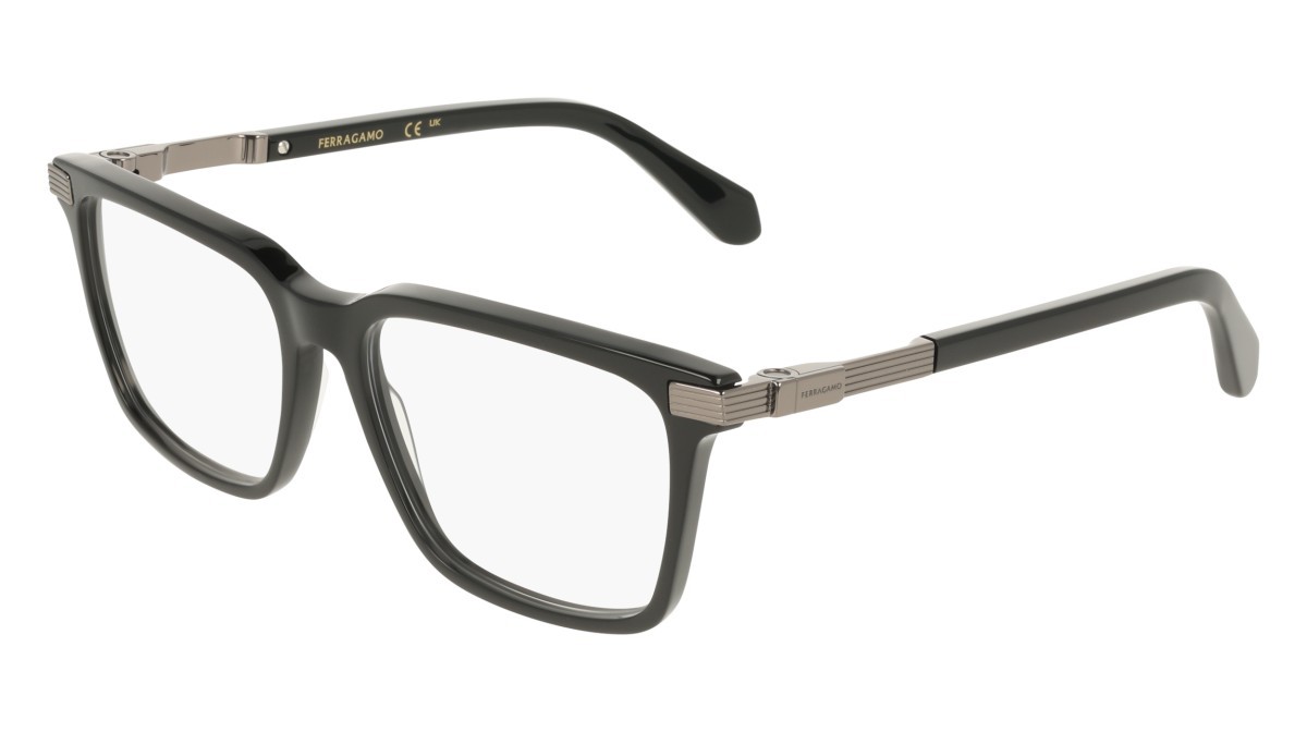 Eyeglasses Salvatore Ferragamo SF3065 (001) color black shape rectangle 