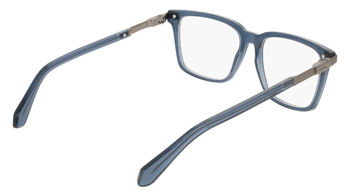 Eyeglasses Salvatore Ferragamo SF3065 (438) color transparent avio shape rectangle 
