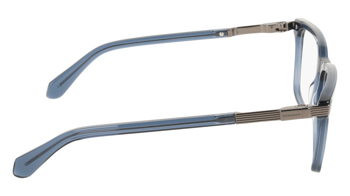 Eyeglasses Salvatore Ferragamo SF3065 (438) color transparent avio shape rectangle 