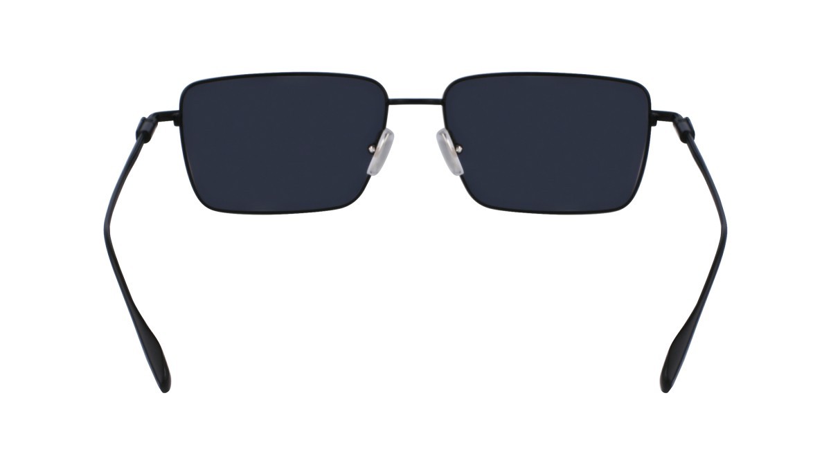 Sonnenbrillen Salvatore Ferragamo SF309S (002) farbe matte black form rechteckig gläser solid grey