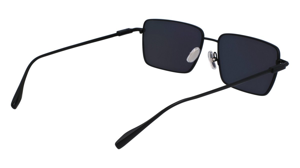 Sonnenbrillen Salvatore Ferragamo SF309S (002) farbe matte black form rechteckig gläser solid grey