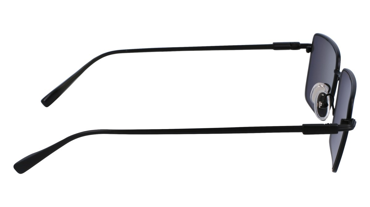 Sonnenbrillen Salvatore Ferragamo SF309S (002) farbe matte black form rechteckig gläser solid grey