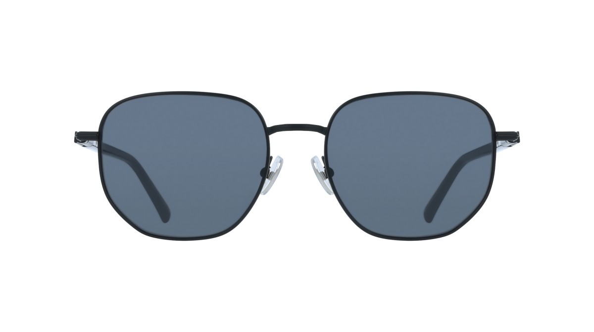 Occhiali da sole Salvatore Ferragamo SF328S (002) colore matte black forma rettangolare lenti solid grey
