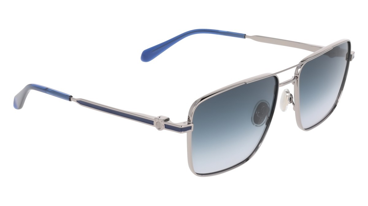 Sunglasses Salvatore Ferragamo SF329SLBI (020) color grey shape square lenses gradient blue