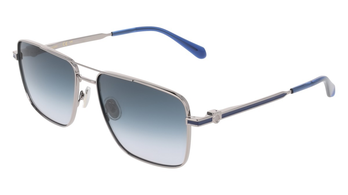 Sunglasses Salvatore Ferragamo SF329SLBI (020) color grey shape square lenses gradient blue
