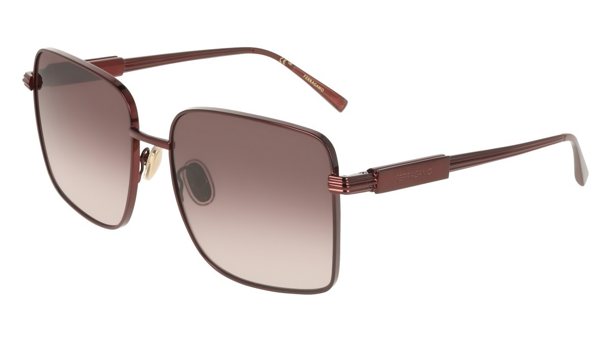 Sunglasses Salvatore Ferragamo SF330S (606) color wine shape square lenses gradient purple