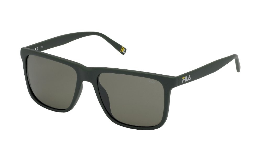 Sonnenbrillen Fila SF9396 (R43P) farbe grigio pieno opaco gläser brown