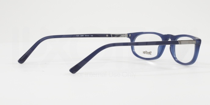 Eyeglasses Sferoflex SF 1137 (C565) color blue shape oval lenses demo lens