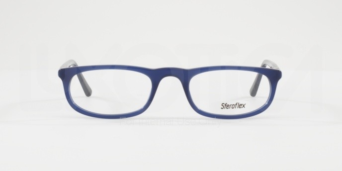 Eyeglasses Sferoflex SF 1137 (C565) color blue shape oval lenses demo lens