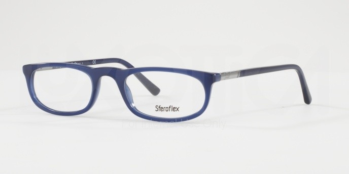 Eyeglasses Sferoflex SF 1137 (C565) color blue shape oval lenses demo lens