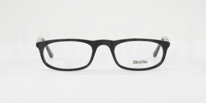 Eyeglasses Sferoflex SF 1137 (C568) color black shape oval lenses demo lens