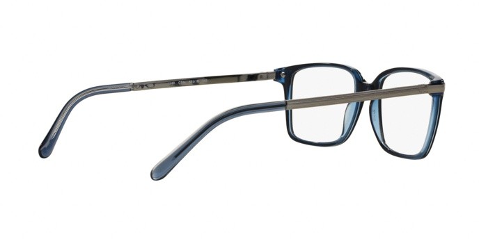 Eyeglasses Sferoflex SF 1143 (C584) color top blue on opal shape square lenses demo lens
