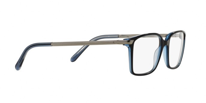 Eyeglasses Sferoflex SF 1143 (C584) color top blue on opal shape square lenses demo lens