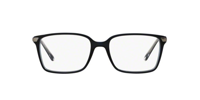 Eyeglasses Sferoflex SF 1143 (C584) color top blue on opal shape square lenses demo lens
