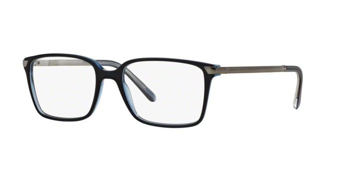 Eyeglasses Sferoflex SF 1143 (C584) color top blue on opal shape square lenses demo lens