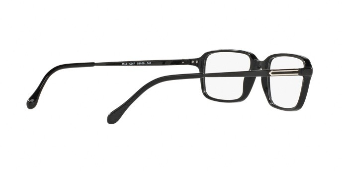 Eyeglasses Sferoflex SF 1144 (C367) color black shape square lenses demo lens