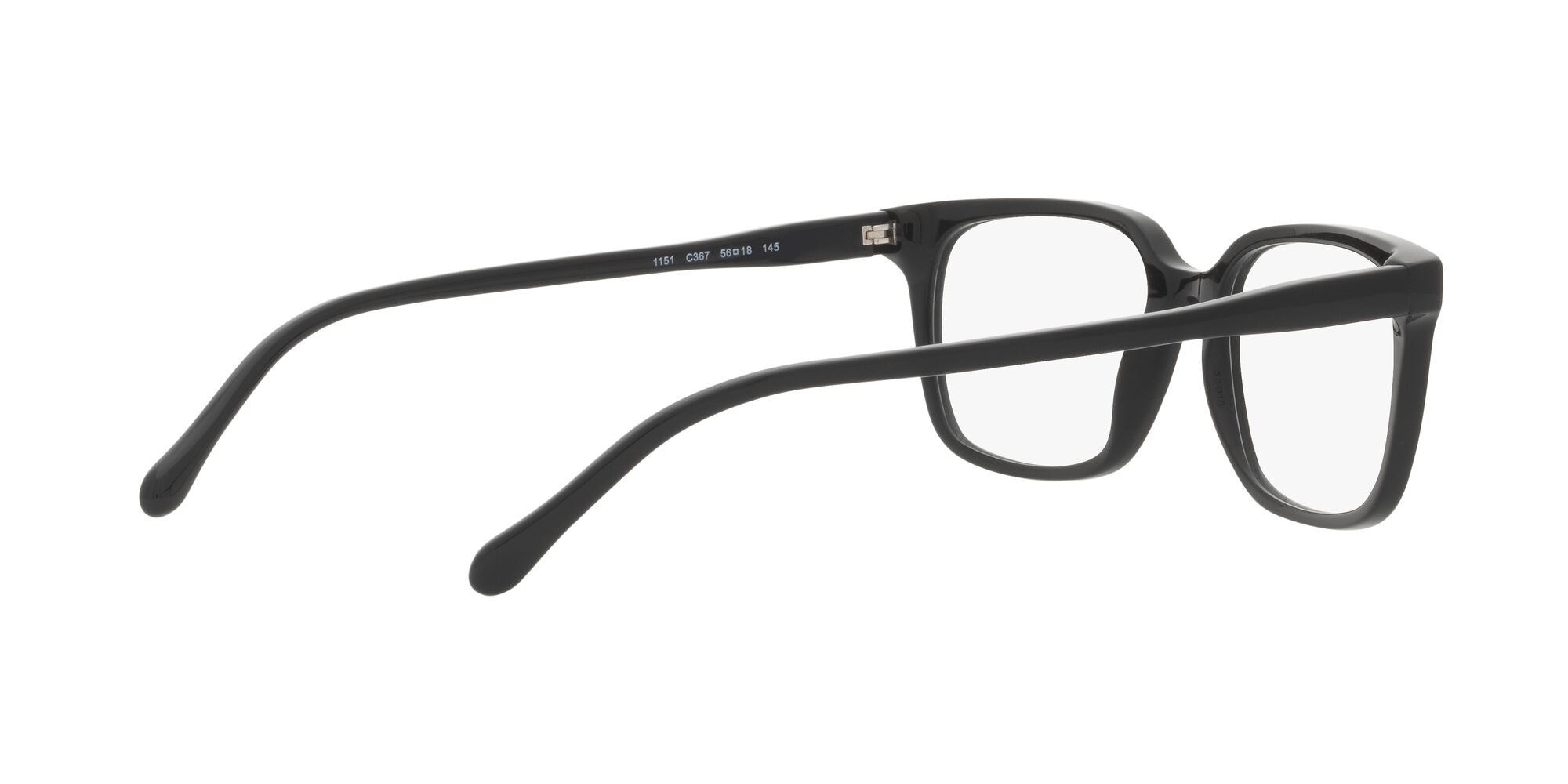 Eyeglasses Sferoflex SF 1151 (C367) color nero lucido shape rectangle lenses lente demo
