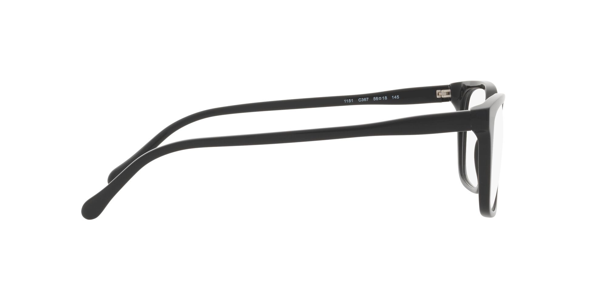 Eyeglasses Sferoflex SF 1151 (C367) color nero lucido shape rectangle lenses lente demo