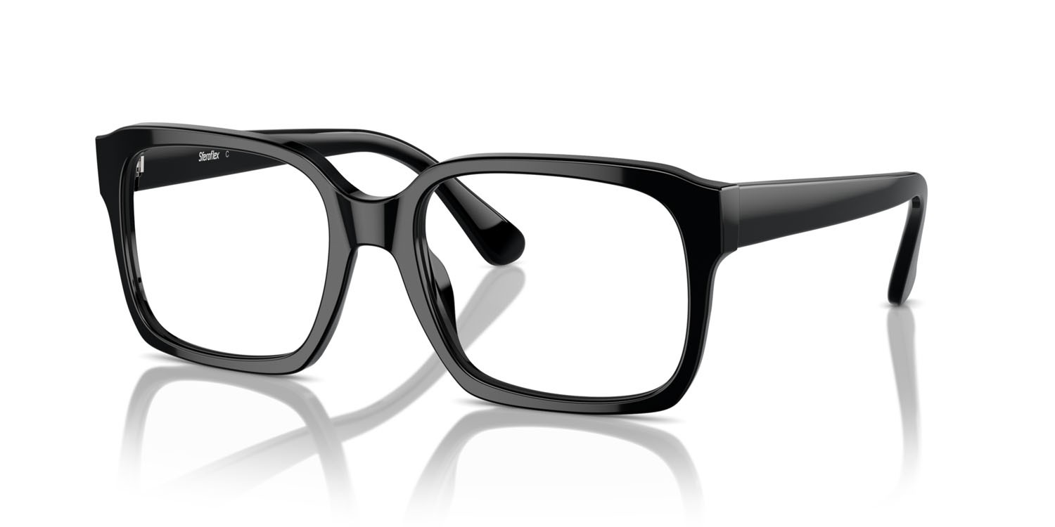 Eyeglasses Sferoflex SF 1152 (C367) color nero lucido shape square lenses lente demo