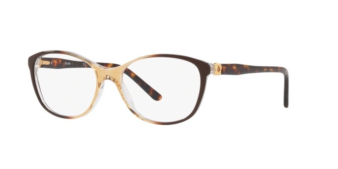Brillen Sferoflex SF 1548 (C634) farbe gradient light brown form unregelmäßig gläser demo lens