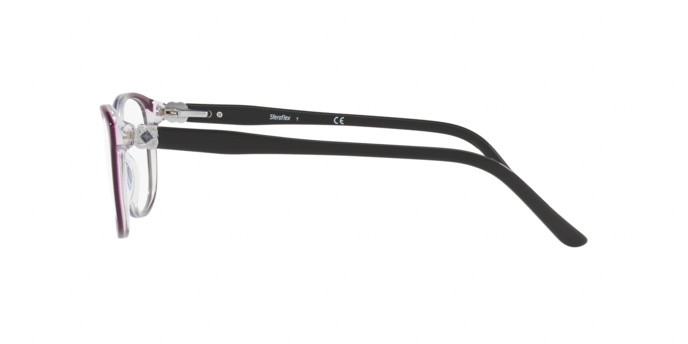 Eyeglasses Sferoflex SF 1548 (C635) color avio violet shape irregular lenses demo lens