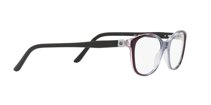 Eyeglasses Sferoflex SF 1548 (C635) color avio violet shape irregular lenses demo lens