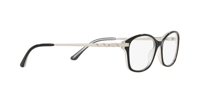 Eyeglasses Sferoflex SF 1556 (C555) color top black on ice shape cat eye lenses demo lens