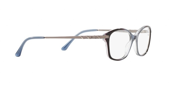 Eyeglasses Sferoflex SF 1556 (C592) color gradient avio violet shape cat eye lenses demo lens