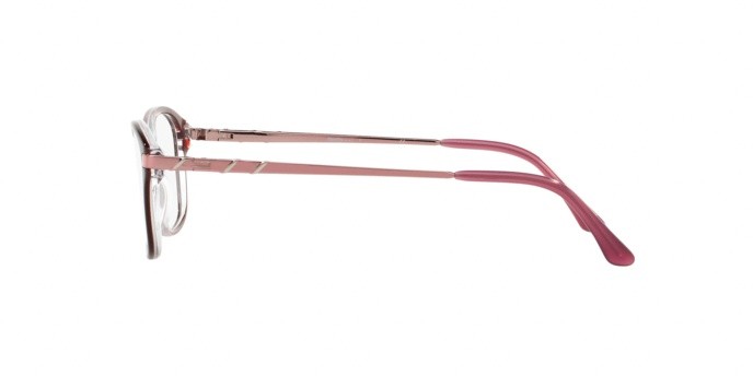 Eyeglasses Sferoflex SF 1556 (C593) color gradient light pink cyclamin shape cat eye lenses demo lens