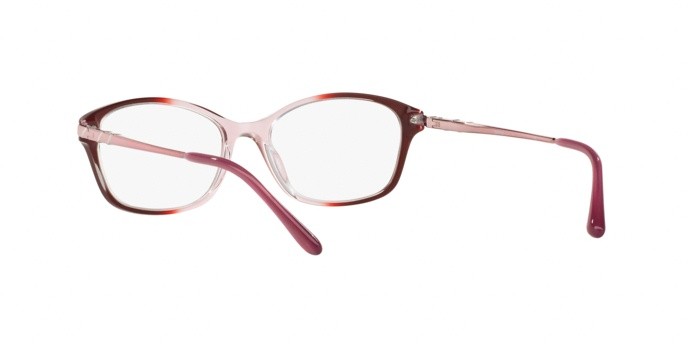 Eyeglasses Sferoflex SF 1556 (C593) color gradient light pink cyclamin shape cat eye lenses demo lens