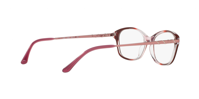 Eyeglasses Sferoflex SF 1556 (C593) color gradient light pink cyclamin shape cat eye lenses demo lens