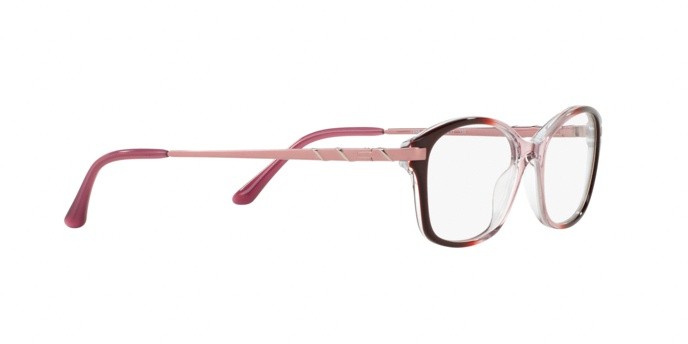 Eyeglasses Sferoflex SF 1556 (C593) color gradient light pink cyclamin shape cat eye lenses demo lens