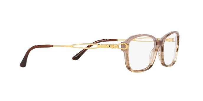 Eyeglasses Sferoflex SF 1557B (C589) color trasparent light brown shape square lenses demo lens