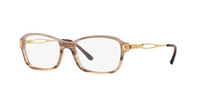 Eyeglasses Sferoflex SF 1557B (C589) color trasparent light brown shape square lenses demo lens