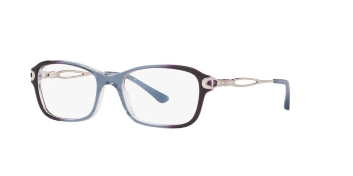 Eyeglasses Sferoflex SF 1557B (C635) color ivory gradient violet shape square lenses demo lens