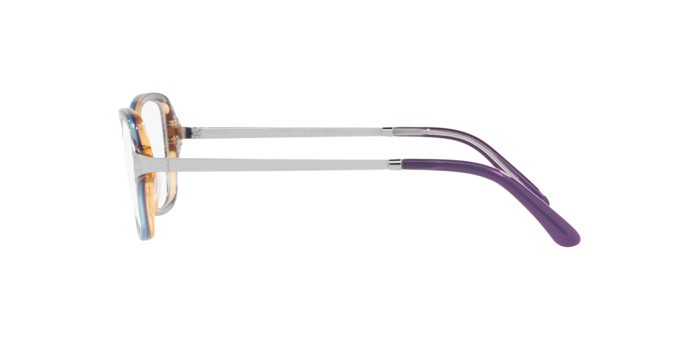 Eyeglasses Sferoflex SF 1576 (C352) color top azure on violet shape butterfly lenses demo lens