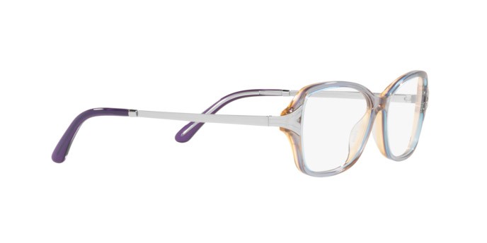Eyeglasses Sferoflex SF 1576 (C352) color top azure on violet shape butterfly lenses demo lens