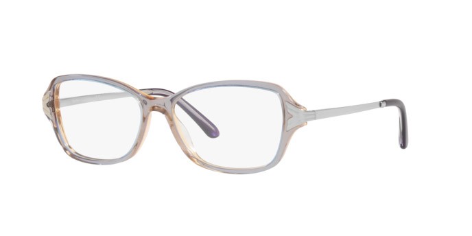Eyeglasses Sferoflex SF 1576 (C352) color top azure on violet shape butterfly lenses demo lens