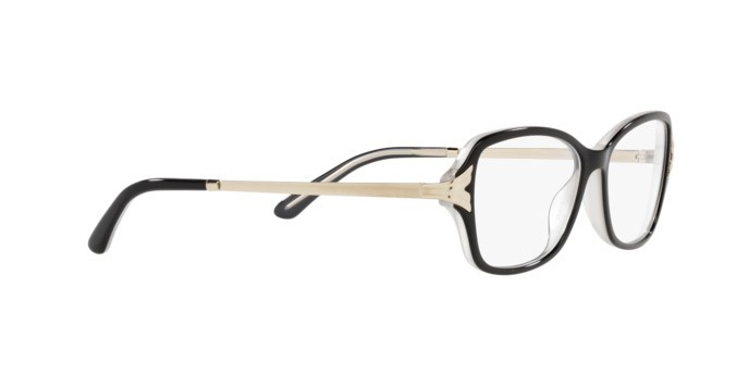 Eyeglasses Sferoflex SF 1576 (C555) color top black on ice shape butterfly lenses demo lens