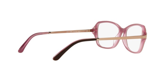 Eyeglasses Sferoflex SF 1576 (C585) color top plum on opal pink shape butterfly lenses demo lens