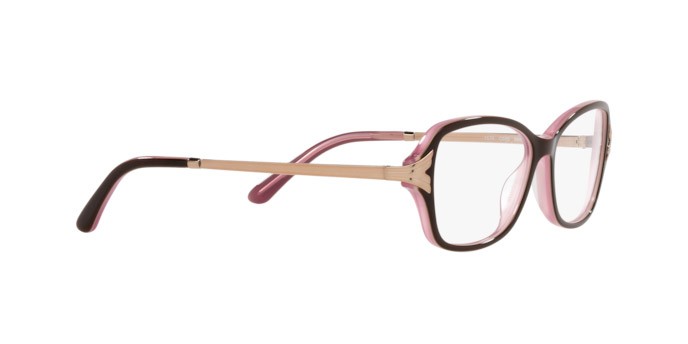 Eyeglasses Sferoflex SF 1576 (C585) color top plum on opal pink shape butterfly lenses demo lens