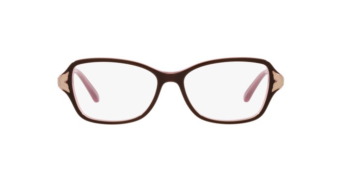 Eyeglasses Sferoflex SF 1576 (C585) color top plum on opal pink shape butterfly lenses demo lens