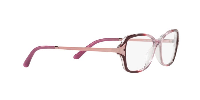 Eyeglasses Sferoflex SF 1576 (C636) color light pink gradient violet shape butterfly lenses demo lens