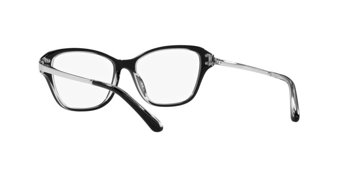 Eyeglasses Sferoflex SF 1577 (C388) color top nero su trasparente shape butterfly lenses lente demo