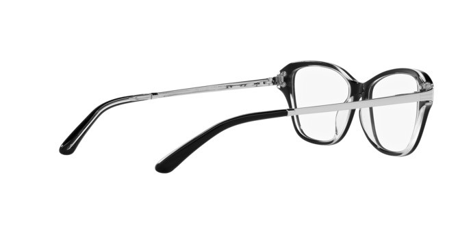 Eyeglasses Sferoflex SF 1577 (C388) color top nero su trasparente shape butterfly lenses lente demo