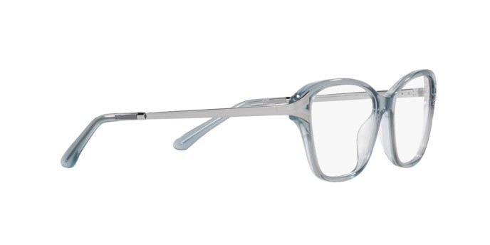 Eyeglasses Sferoflex SF 1577 (C643) color celeste trasparente shape butterfly lenses lente demo
