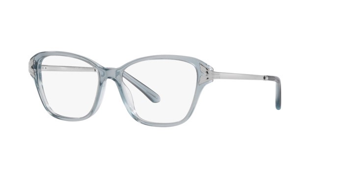 Eyeglasses Sferoflex SF 1577 (C643) color celeste trasparente shape butterfly lenses lente demo
