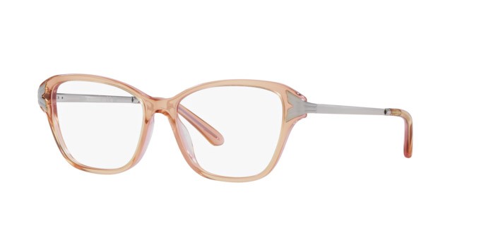 Eyeglasses Sferoflex SF 1577 (C644) color marrone chiaro trasparente shape butterfly lenses lente demo